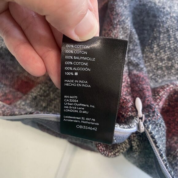 Free People Womens Emmy Mini Menswear Plaid Skort Grey Cotton Size 6 - Picture 10 of 13